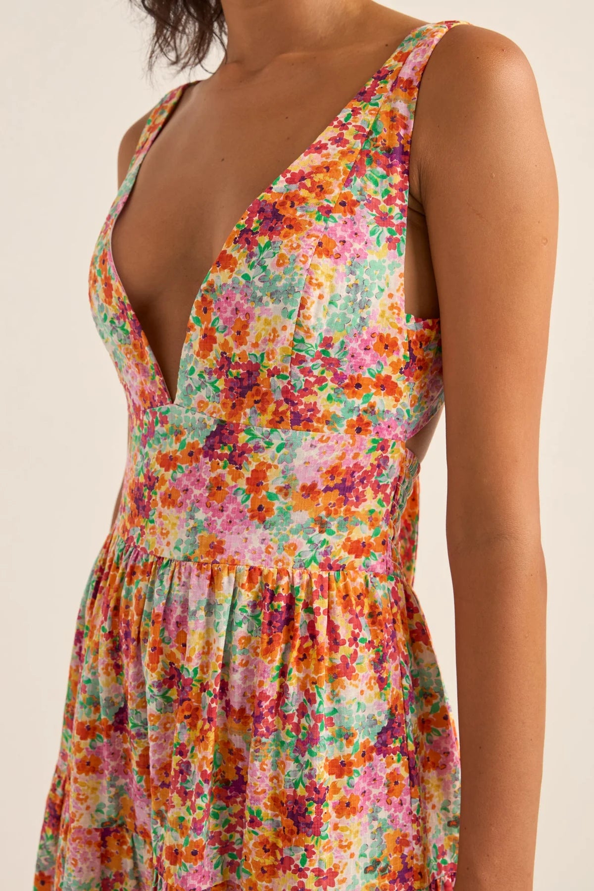 Sierra Floral Tiered Maxi Dress