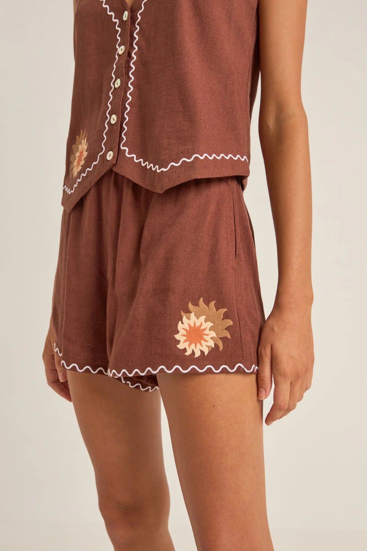 Solis Embroidered Shorts