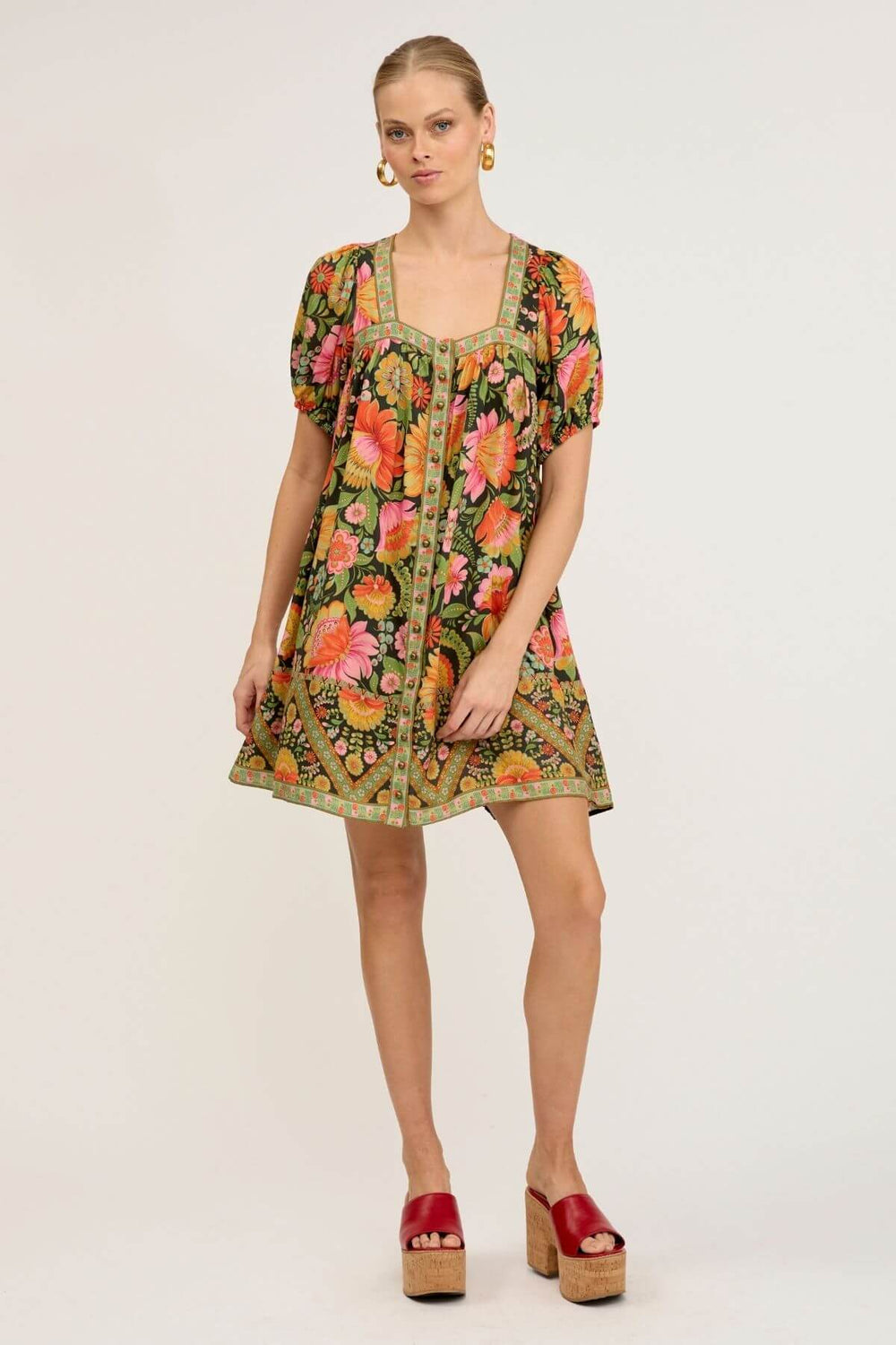 Savannah Mini Dress in Fiesta