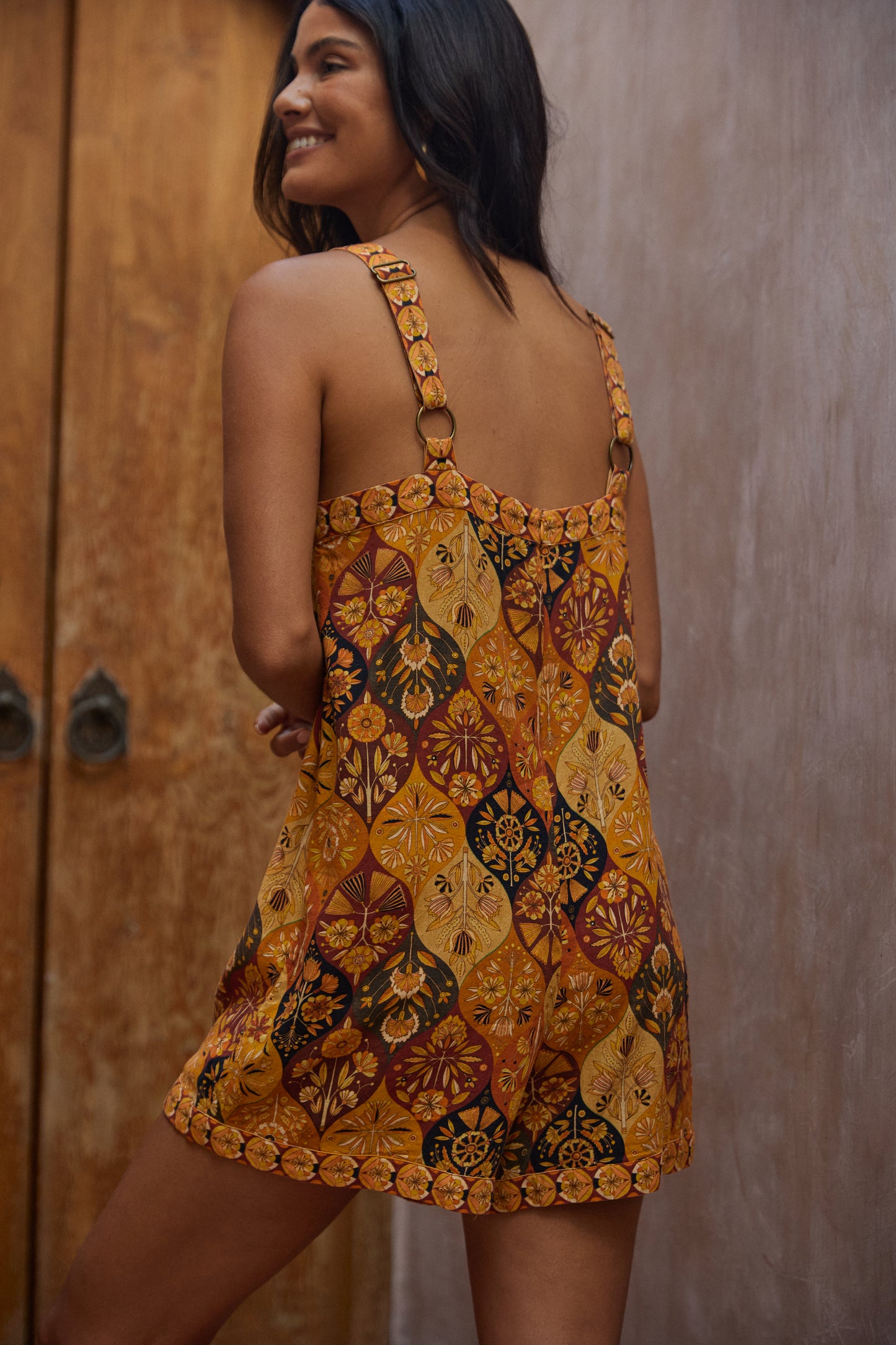 Leisure Romper in Desert Night