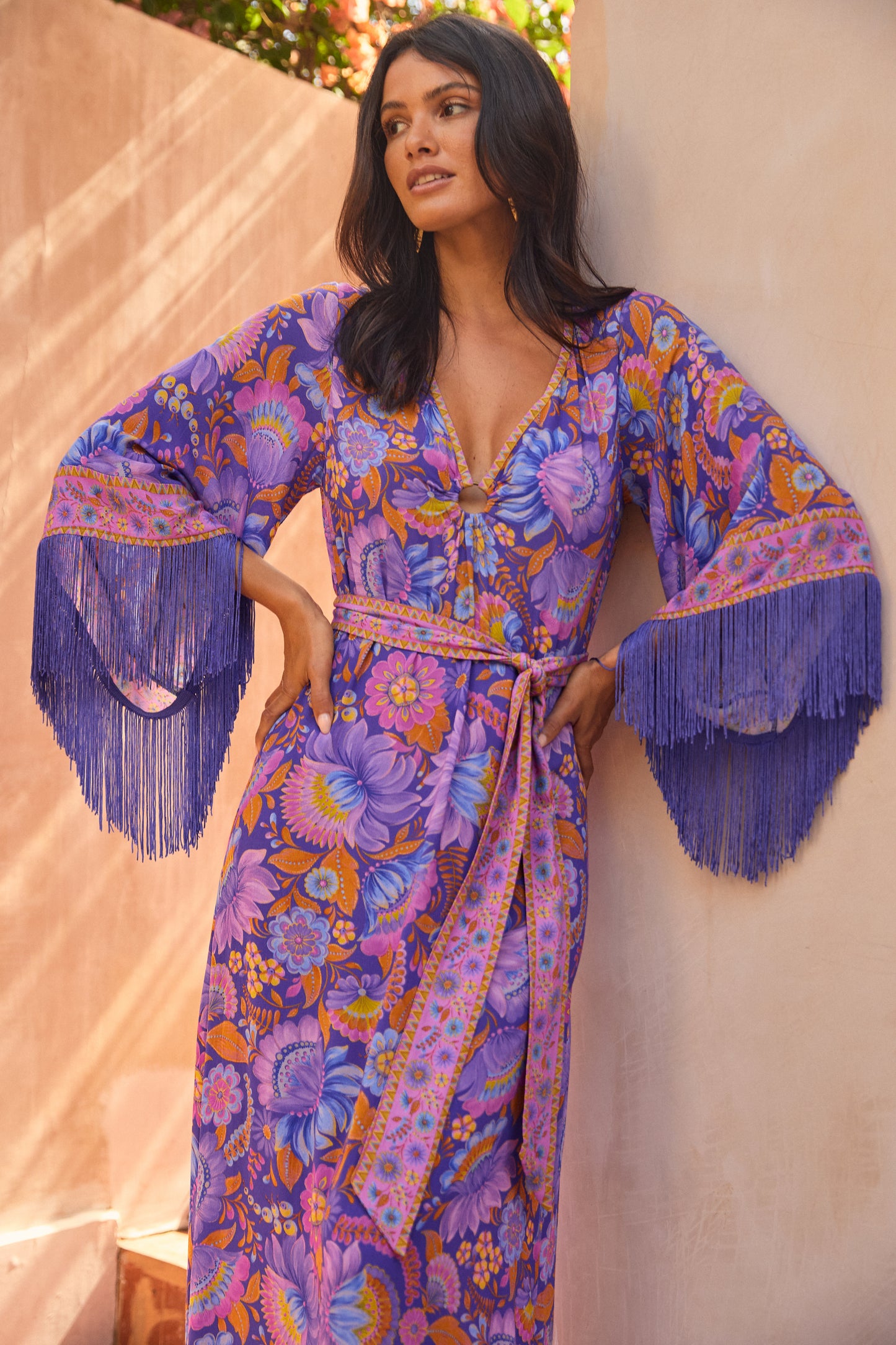 Muse Maxi Dress in Violeta