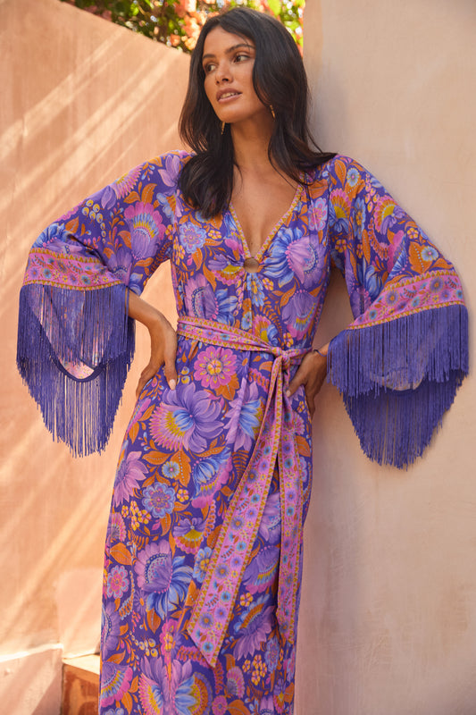 Muse Maxi Dress in Violeta