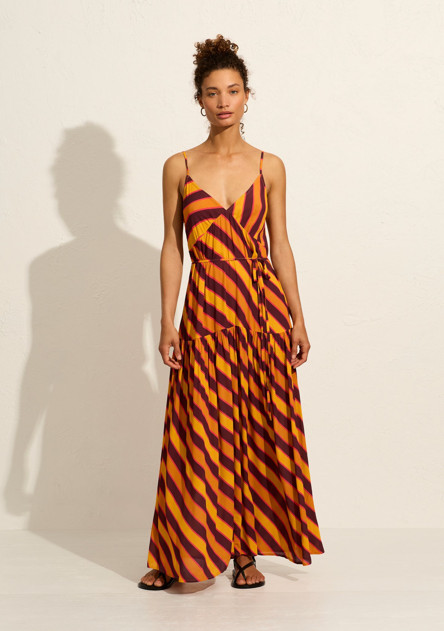 Elowen Maxi Dress in Cicely Stripe