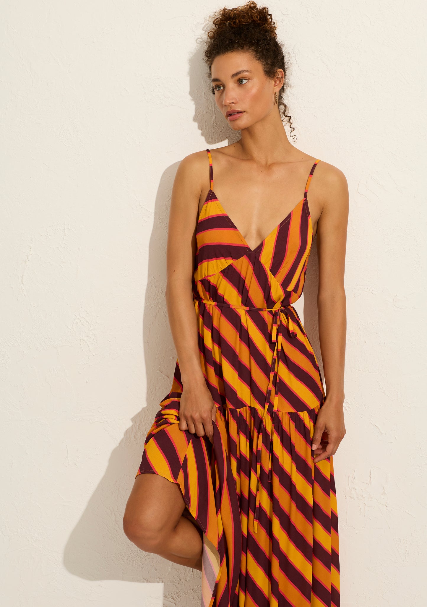 Elowen Maxi Dress in Cicely Stripe