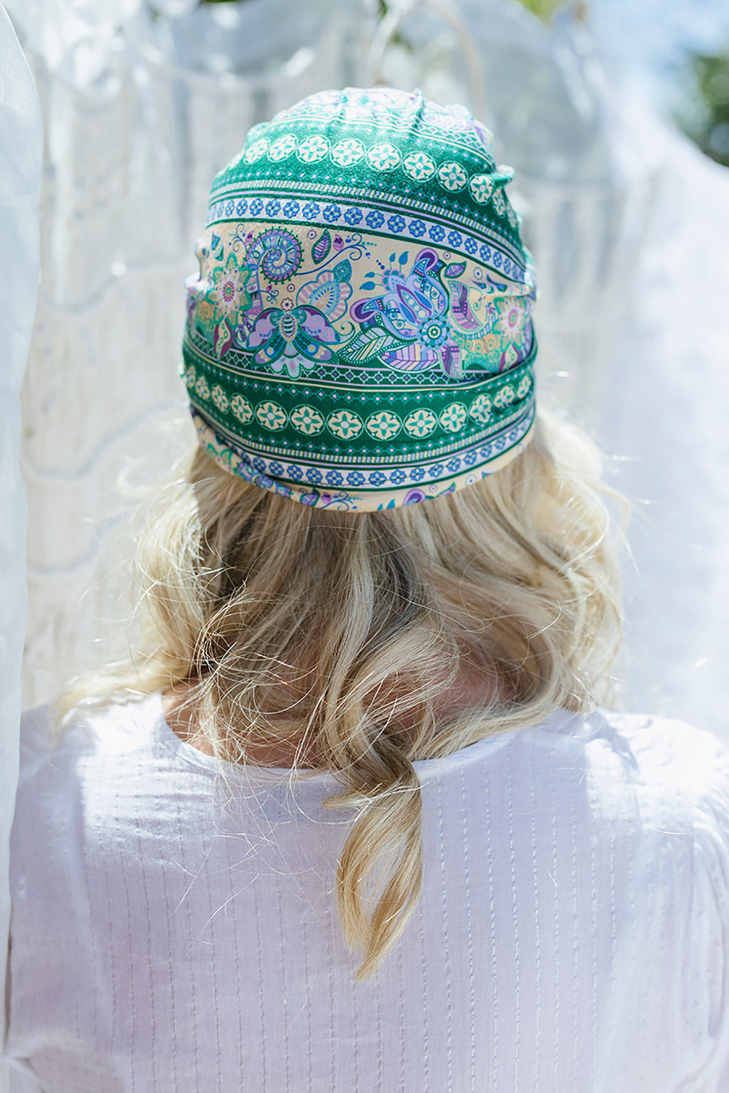 Gone Bazaar Turban in Lush Meadow