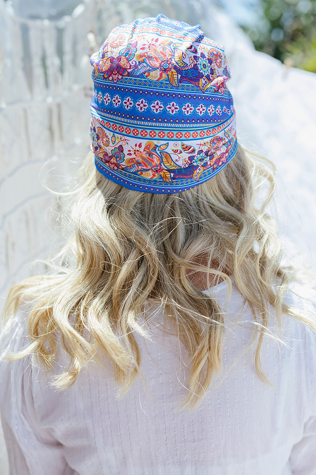 Gone Bazaar Turban in Jewel Meadow