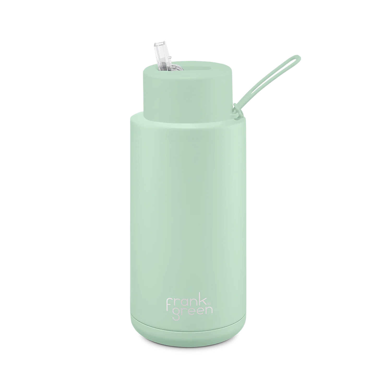 Stainless Steel Ceramic Reusable Bottle 34oz 1L Mint Gelato