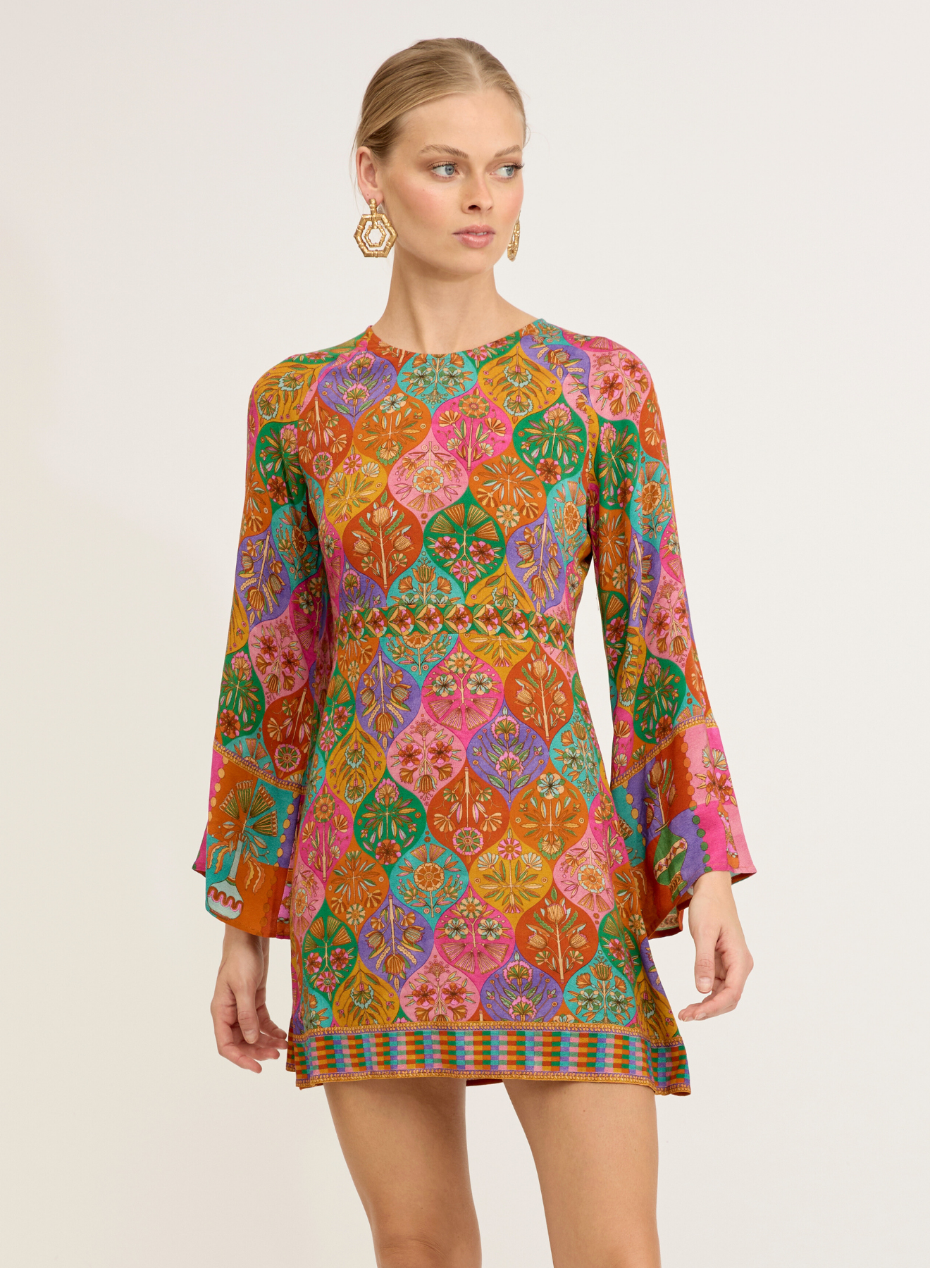 Quincey Mini Dress in Kasbah