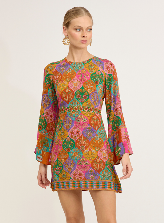 Quincey Mini Dress in Kasbah