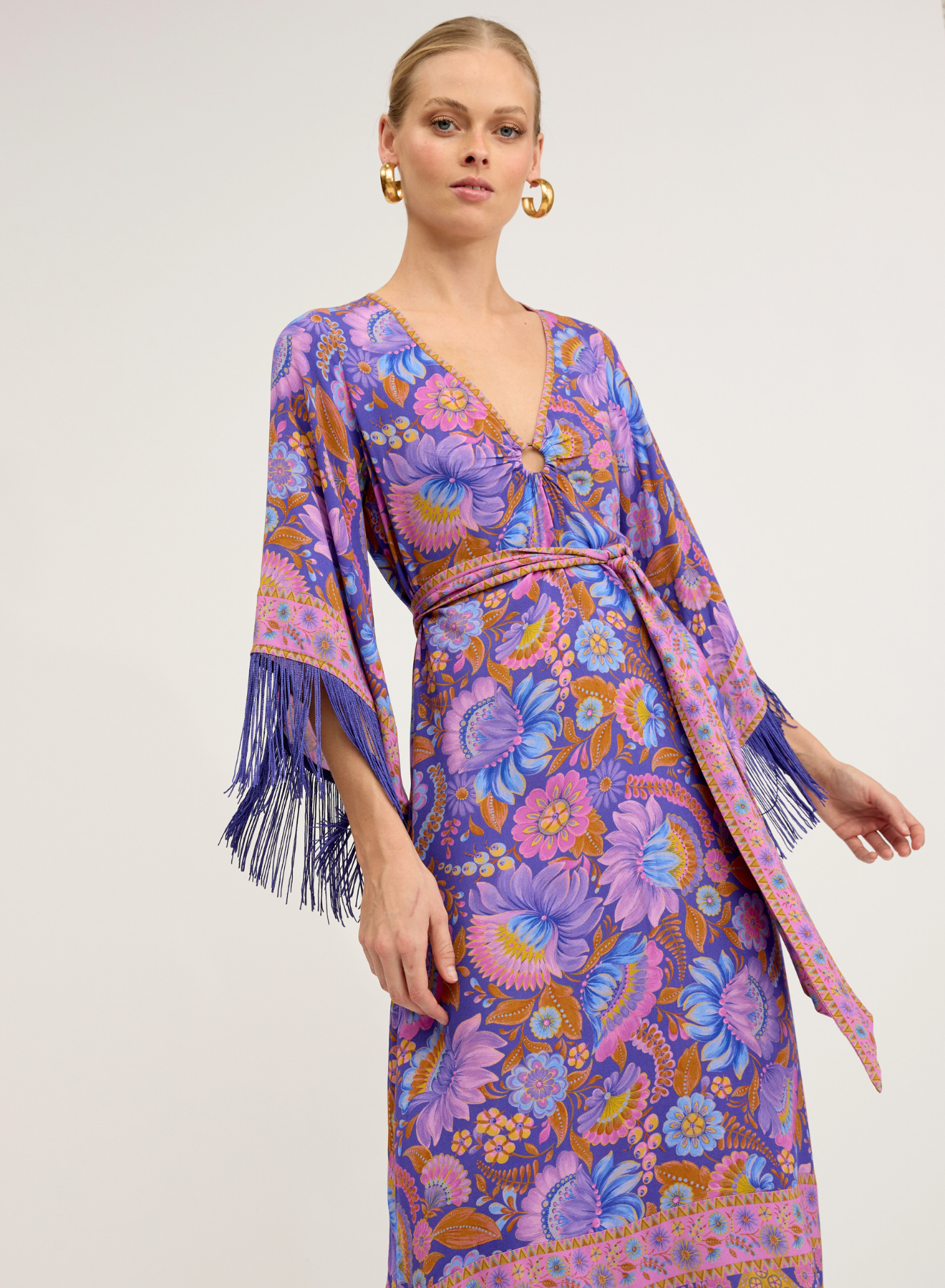 Muse Maxi Dress in Violeta