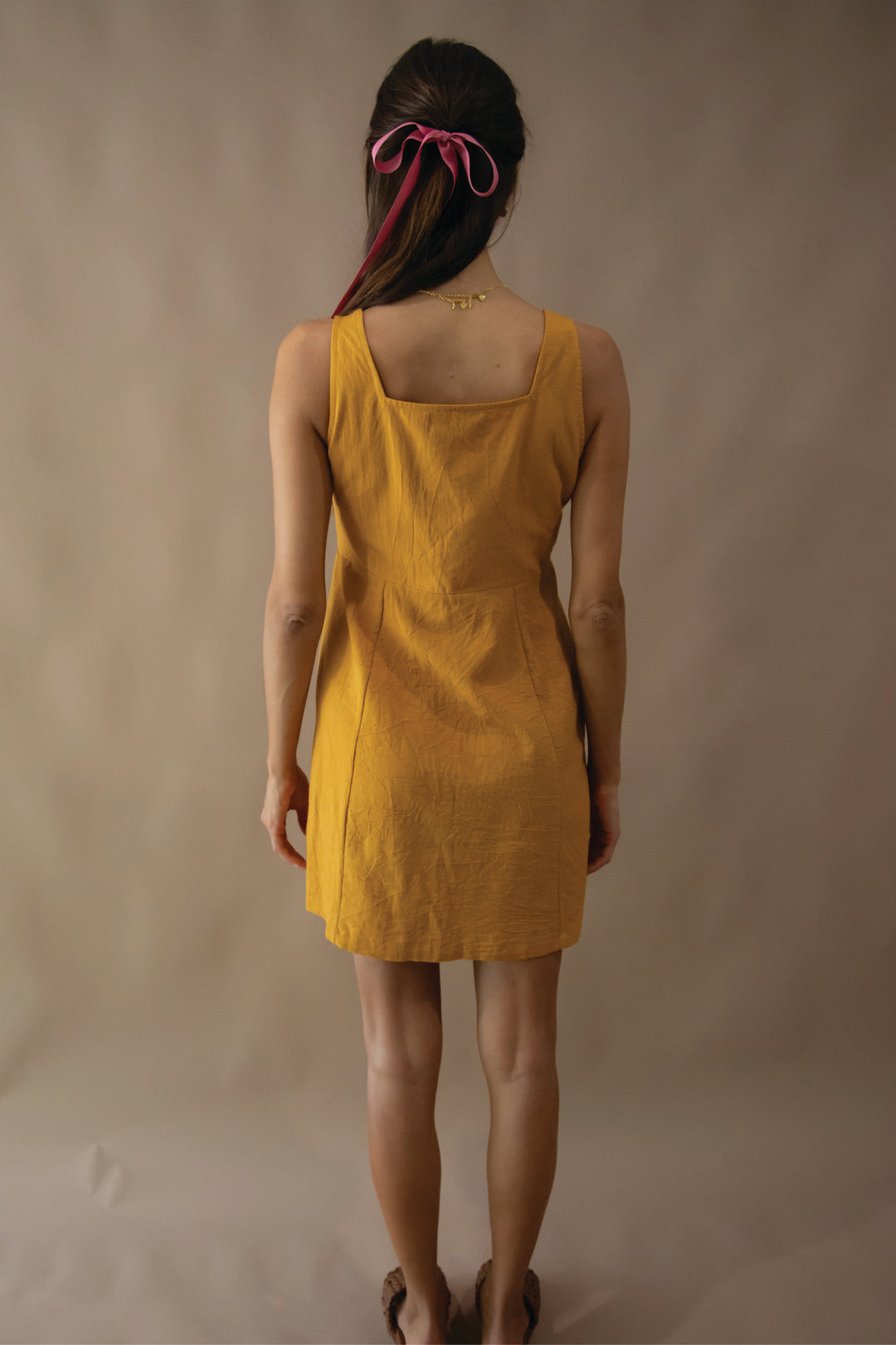 Remi Mini Dress in Honey