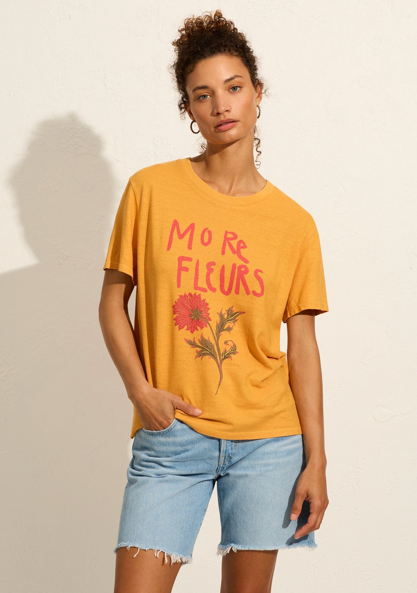 Fleurs Classic Tee Mango