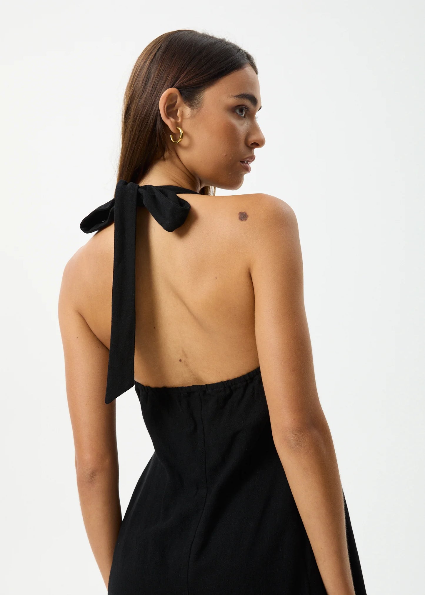 Amaya Halter Playsuit in Black